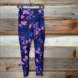 Adore Me - Purple, Pink, & Blue Floral Leggings